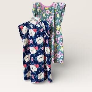 Gownies Hospital Gowns Womens Large XL Two Floral Labor Delivery Mastectomy